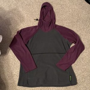 Melanzana microgrid hoodie • XL
